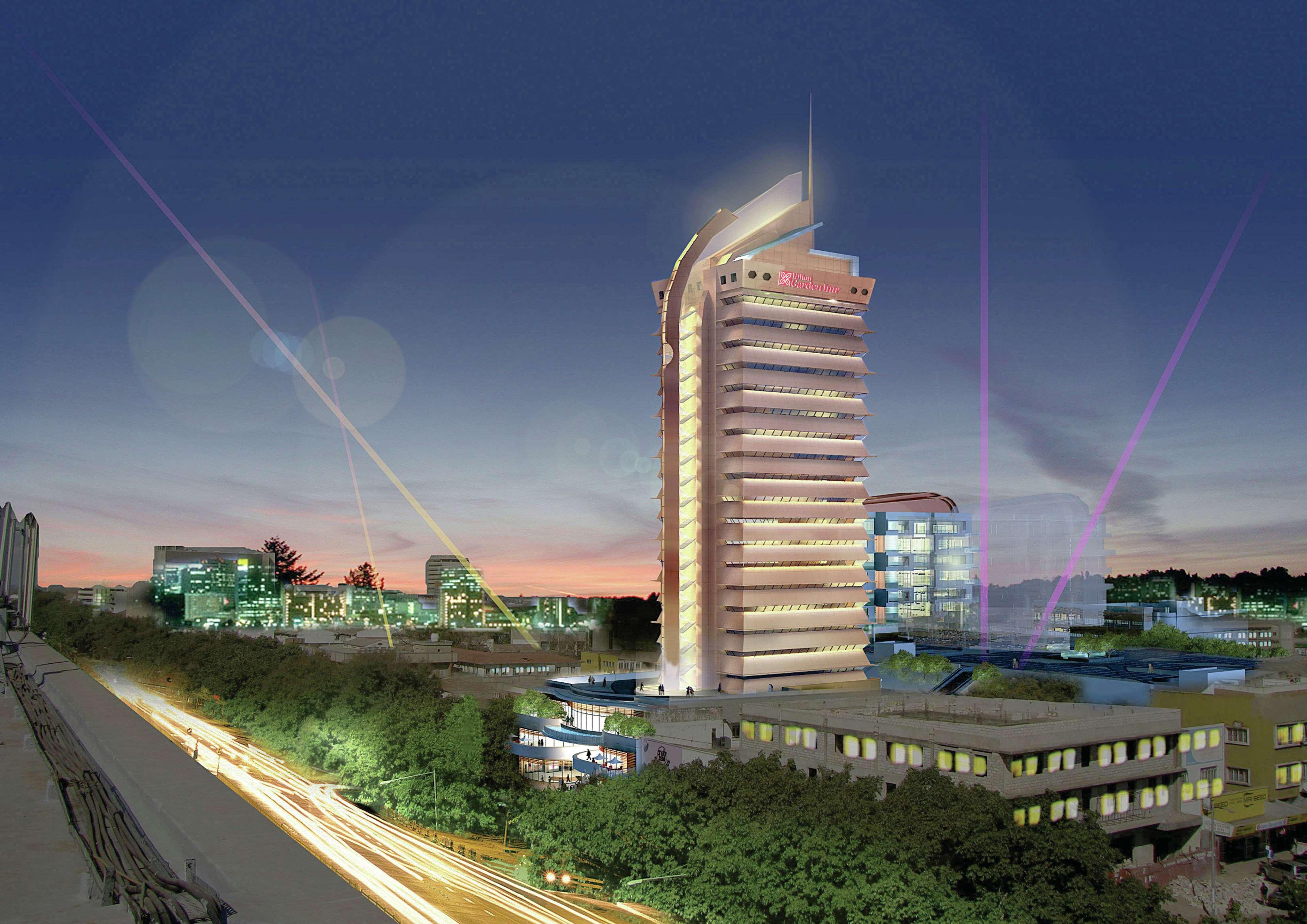 Hilton Garden Inn Society Business Park Lusaka Exterior foto